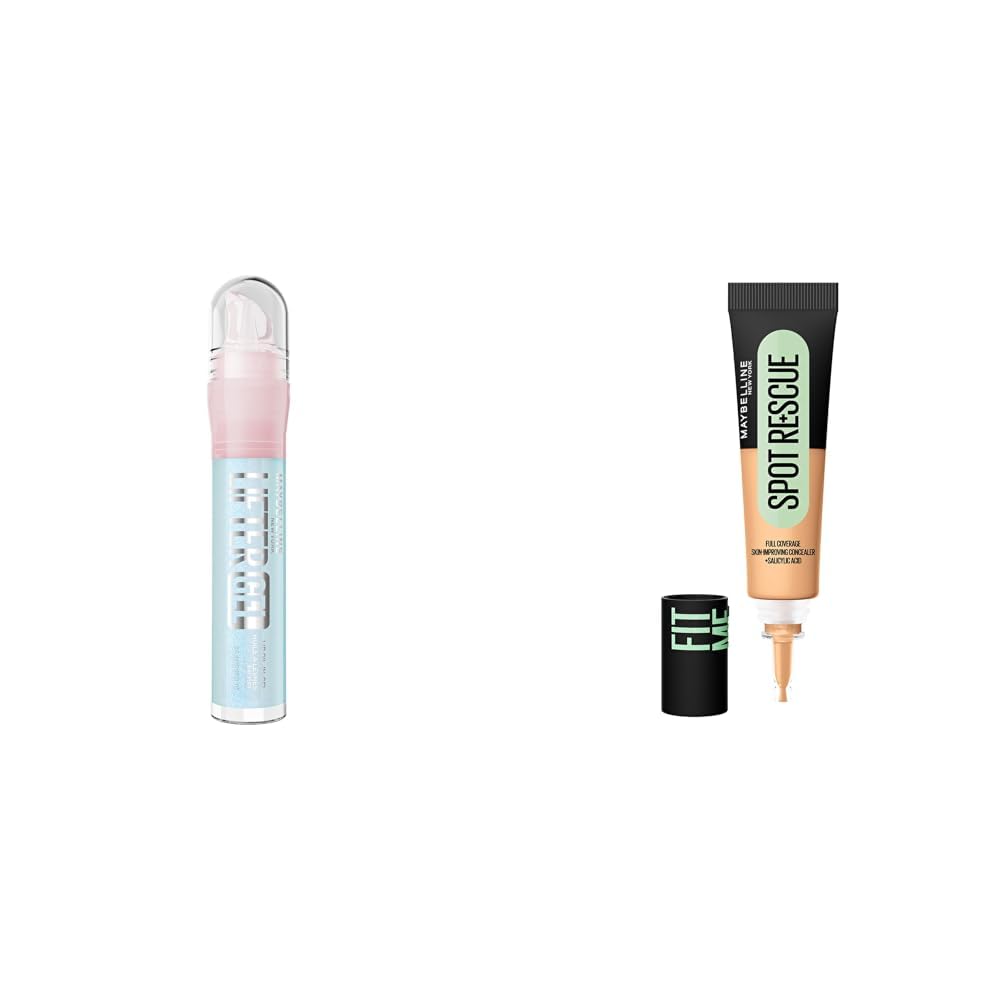 Maybelline New York Lifter Gel Lip Oil In Gel Maybelline New York Fit Me Spot Rescue Full Coverage Concealer 24H Wear, Fades Spots, Minimizes Pimples, Clinically Tested, Non Comedogenic-30 15ml-image-44