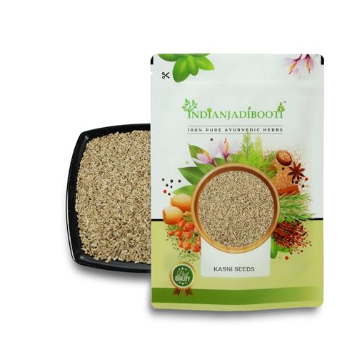 IndianJadiBooti Kasni Seeds - Cichorium Intybus - Chicory Seeds - Traditional for Systemic Cleansing & Metabolic Balance - 250g