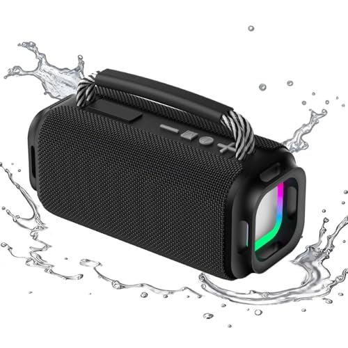 ZSYQVGS Portable Wireless Bluetooth Speaker with HD Sound, Bluetooth 5.3, 32W Dual Speaker, 36H Playtime, IPX7 Waterproof and Drop-Proof, TWS Pairing, for Outdoor/Home/Party/Beach,Gift Ideas(Black)