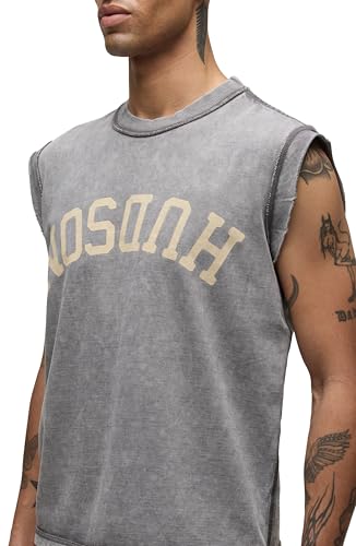 HUDSON Men's Cut Off Logo Tee4