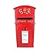 AB Tools GR Royal Mail Post Mail Letter Box Replica Cast Iron Red Post Office & Mount