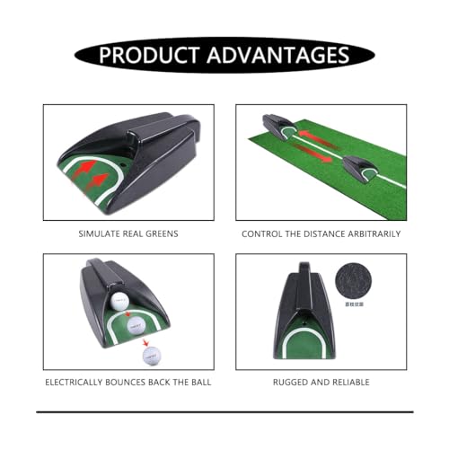 Golf Automatic Putting Cup, Golf Ball Returner Ball Automatic Putting Returning Machine Practice Hole for Indoor Outdoor Golfs Practice - Image 3