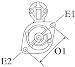 MOTOR DE ARRANQUE HC-CARGO 112034 Goldoni Ruggerini Lombardini BCS Hatz ACME Arona...