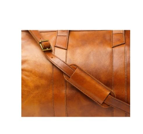 Fourre-tout en cuir véritable TOSCANA idéal pour vos week-ends