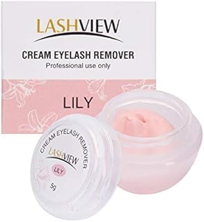 LASHVIEW Eyelash Extension Remover Cream, Special LILY Flavor Cream, Lash Extension Remover Cream Low Irritation Cream for Sensitive Skin,5g