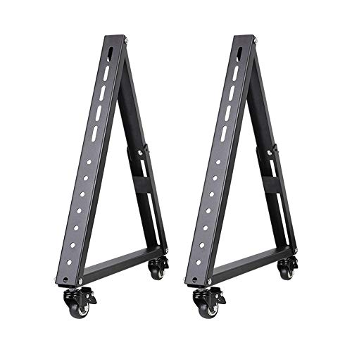 Soporte de TV de piso bajo con ruedas universal 32-65" miniatura 1