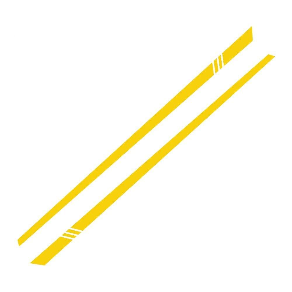 Car Vinyl Stickers Auto Decal Tuning Accessories(Glossy Yellow)