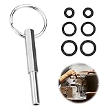 7 pcs Kaffeevollautomat Ovalkopfschlüssel kompatibel mit Jura Krups Siziliana AEG Vollautomaten Kaffeeautomaten um Brühgruppe Auszubauen,Ovalkopfschlüssel mit Schlüsselring Reparatur Ersatzteile​.