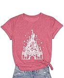 Magic Castle - Camiseta de manga corta para mujer, M