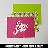 Adorable Clown Girl Rectangle Rubber Stamp for Stamping Crafting - 2.5in Large #5