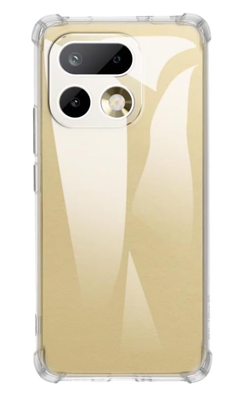 Shockproof Crystal Clear Ultra Slim Flexible Back Cover for Realme 16 Pro+ 5G – (Bumper, Transparent)