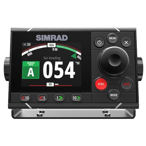 Image of Simrad 000-13894-001 AP48 Autopilot Control Head, 4.1 Inch Display, Black