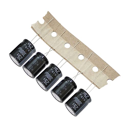 Condensatore elettrolitico 100uf 25 V 85° (pacco da 5 condensatori