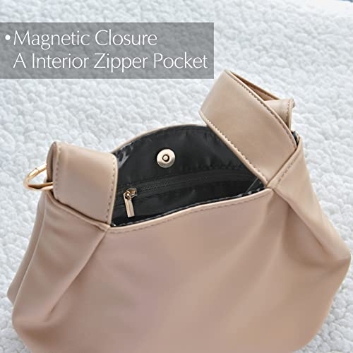 Bolso tipo clutch para mujer de cuero vegano suave miniatura 7