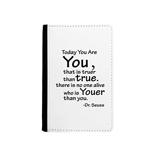 Étui portefeuille de voyage compact avec rangements et citation You True Youer