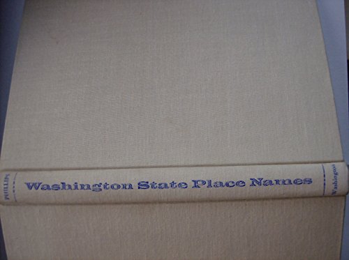 Washington State place names B0006CB6JG Book Cover
