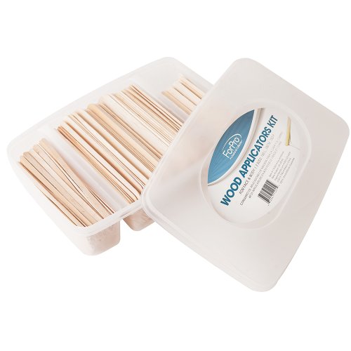 For Pro Wood Applicator Wax Spatulas Tray, 400 Count