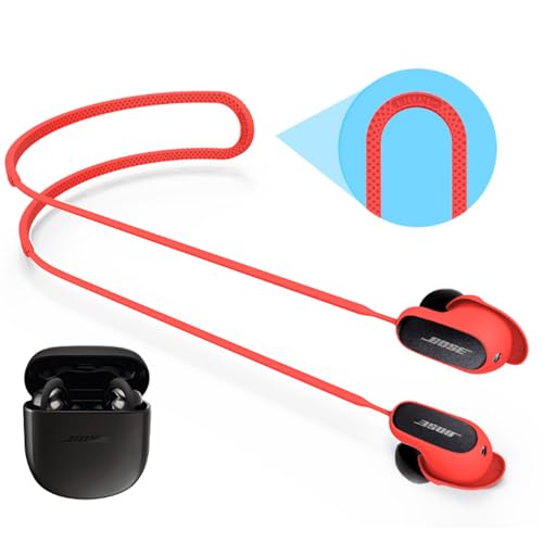 �����h�~ Bose QuietComfort Earbuds (2024�N�������f��) �p �X�|�[�c �\�t�g �V���R�� �X�g���b�v Bose QuietComfort Earbuds (2nd Gen)�l�b�N���[�v�R�[�h�ƌ݊����̂���X�|�[�c�\�t�g�V���R��
