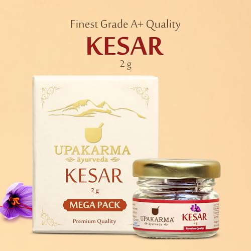 Image of UPAKARMA Original Kashmiri Kesar /Saffron | Handpicked Pure Finest Grade | 2 Gram- Pack of 1