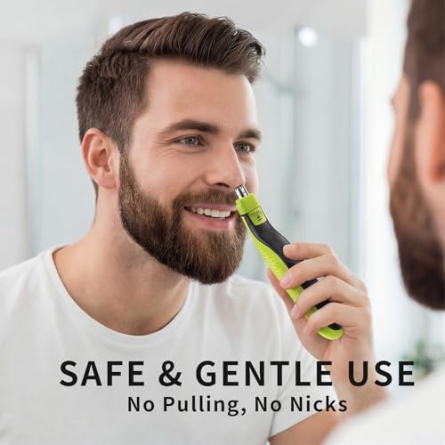 Image of Nose Trimmer Replaceable Blade, Washable Replacement Head Compatible with OneBlade QP Series, 360 Rotating System, Easy Cleaning,1 Count