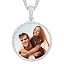 0363 Silver Medium pendant W/cuban chain]