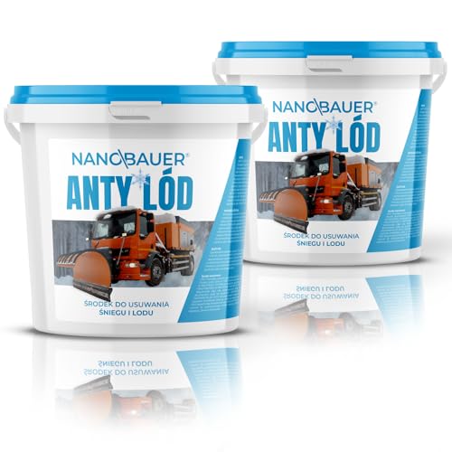 2x Auftaugranulat NANOBAUER 4 kg | Hohe Effizienz & Schnelle Wirkung | Streusalzfrei, Tierfreundlich & Umweltfreundlich | Effektiv gegen Eis & Frost | Eisfrei bis –35 °C für Einfahrten & Gehwege