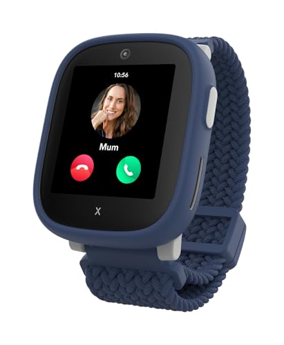 XPLORA X6 Play - Watch Phone for Children (4G) - Calls, Messages, Kids School Mode, SOS Function, GPS Location, Camera and Pedometer - Including 3 months free subscription (BLUE) option