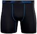 Reebok Men's Boxer Briefs - 4 Pack Soft Mens Performance Underwear Boxers - Athletic Boxer Briefs for Men Pack (S-XL), Size Medium, Black/Blue/Black/Grey