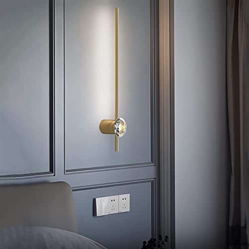 Lámpara de pared de latón WQHPLMD para solucionar pasillos oscuros y sin espacio 4