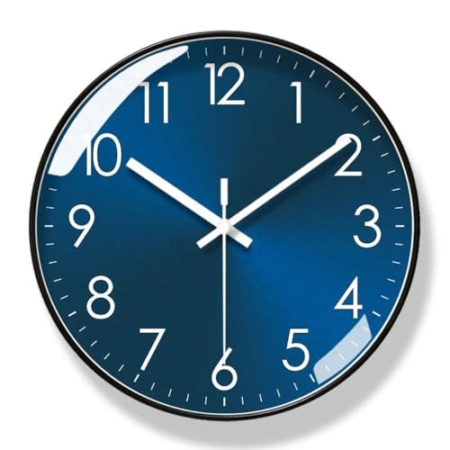Horloge décor de salon XJBTBA 12 pouces, montre murale silencieuse pour la maison