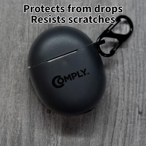 Image of Comply Silicone Protective Case | For Google Pixel Buds Pro & Pro 2, Soft-Touch Matte, Drop /Scratch Resistant Cover, Wireless Charging Compatible