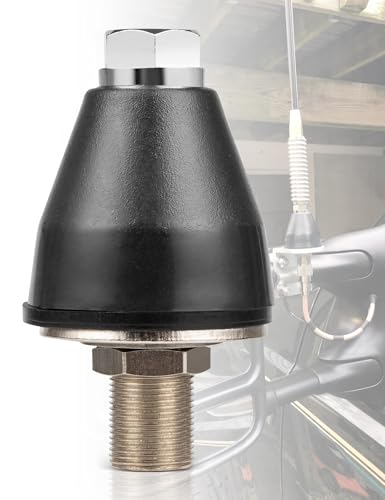 Anina Gum Drop CB Antenna Stud - 3/8x24 Thread SO-239 Connector Compatible with Wilson Firestik 102 Whip Roof/Surface Mount Heavy Duty Antenna Base for Truck Jeep RV SUV