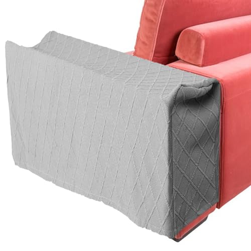 Fundas para reposabrazos de sofá elásticas PRETYZOOM para tapar el desgaste del sillón 5