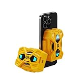 XINGLINSHOE Portable Magnetic Bluetooth Golf Speaker - Small Wireless Speaker with RGB Light, 7.5H Playtime, TWS Pairing, Game Accessories for iPhone 12/13/14/15 (Yellow)