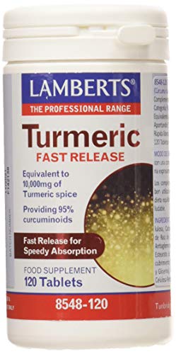 Lamberts Cúrcuma De Liberación Rápida 120 Unidades 150 G