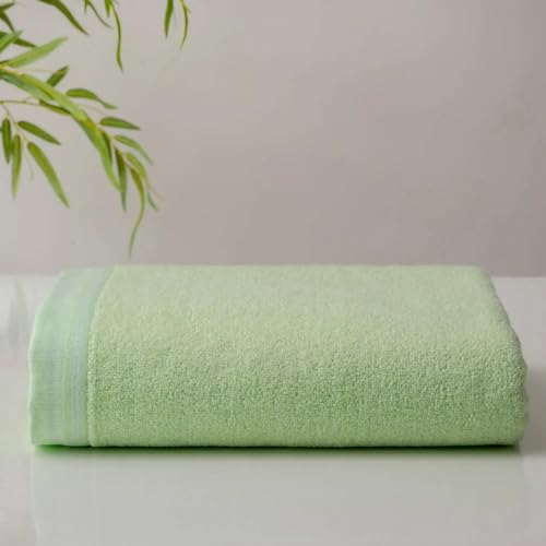 Image of Spread Spain Bamboo Towels for Bath, Towels for Bath Large Size, Bamboo Bath Towel High Absorbent & Soft, 360 GSM, 4pc Set Bath Towel for Men /Women