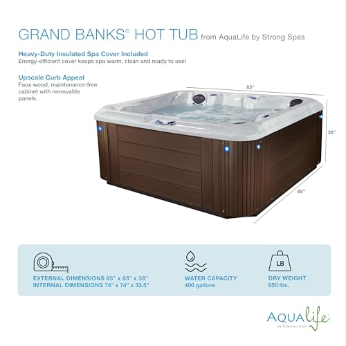 Grand Banks Outdoor Hot Tub for 5 to 6 People Acrylic Spa - Image 2