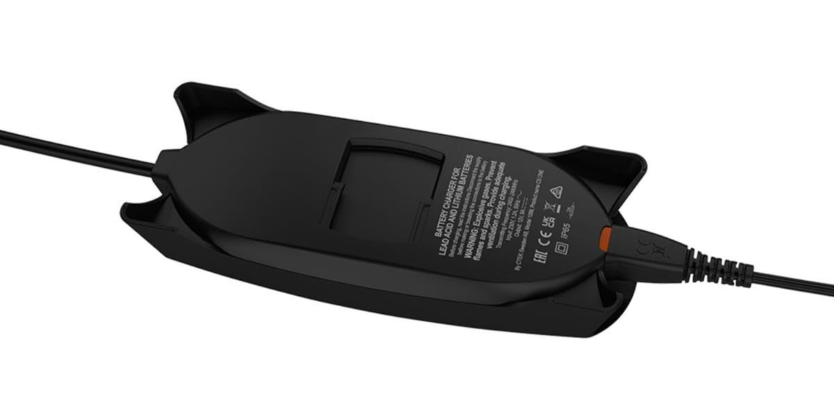 CTEK CS One, Cargador de Batería 12V, Cargador Inteligente de Baterias, Cargador De Batería De Coche Y Moto, Mantenedor De Batería con Carga Adaptable, Aplicación Y Abrazaderas Sin Polaridad