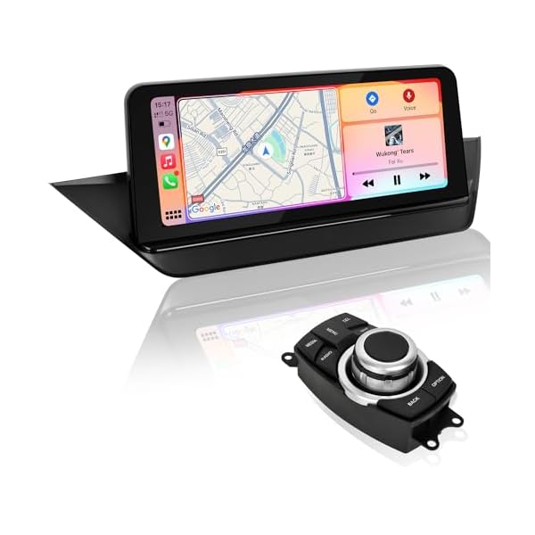 PEMP 10.25″ Linux Head Unit for BMW X1 E84 CIC Wired and Wireless CarPlay Retrofit Android Auto，1920 x 720 Display Mirror Link Car Radio Bluetooth Video Player Screen (2009-2015)