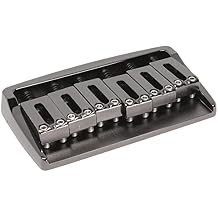 GOTOH 510FX-6 6-String Fixed Bridge CNC Machined w/Steel Saddles - Cosmo Black