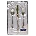 Ensemble de couverts Plaqué argent – New Baby, cadeau de baptême pour fille ou garçon (6305NT)