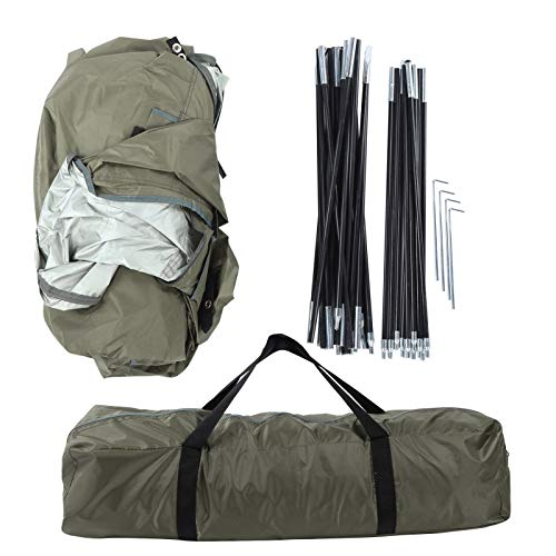 防水バイク自転車小屋テントガーデン収納カバー裏庭キャンプハイキング屋外用 (緑)