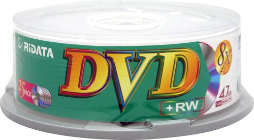 Ritek Ridata DVD+RW 4.7GB, 8X, 25-Pack