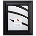Craig Frames 21834700BK 4 by 6-Inch Picture Frame, Smooth Wrap Finish, 2-Inch Wide, Black