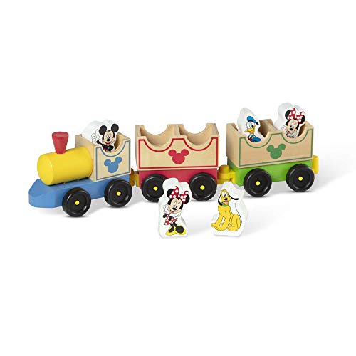 mickey wooden train
