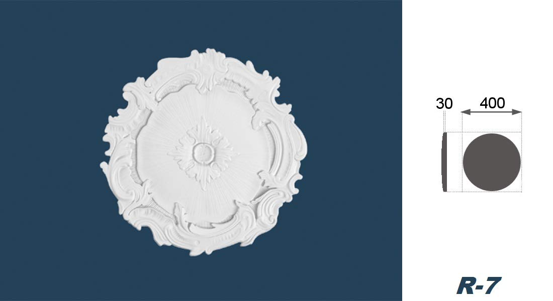 Orac Decor Luxxus Collectie Rozet R22 77x52.5cm - Sierlijsten en Ornamenten Specialist - Eurostuc Decor