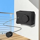 Retractable Clothesline Indoor Outdoor, 16.7 Ft Heavy Duty Wall Mount Automatic Retracting Clothes Lines for Laundry Room, Bathroom & Travel Rv