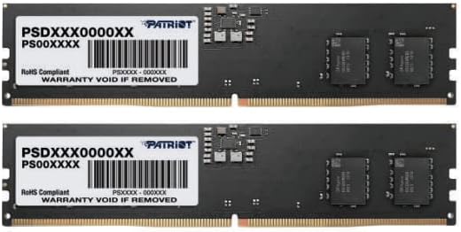 Patriot Signature DDR5 RAM 16GB (2X8GB) 5600MHz CL46 Desktop Memory | Module type: UDIMM.