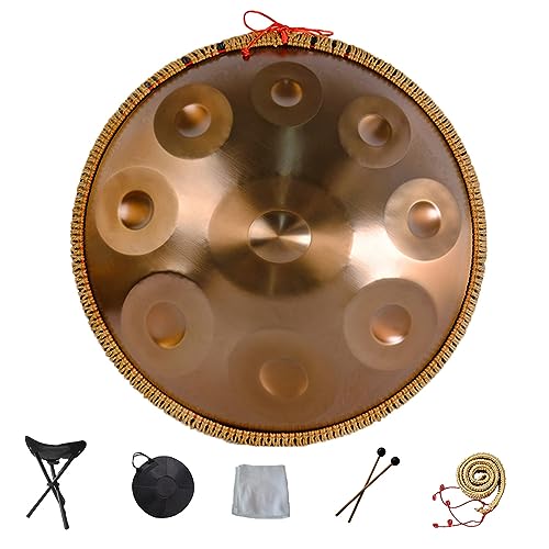 Handpan Drum 9 Notas 22 pulgadas D Minor Steel Tongue Drum miniatura 1