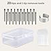 AROVHAR Replacement Pen Tips for Remarkable 2 Pen- 4096 Pressure Sensitivity and Tilt Writing Support, with Nibs Removal Tool,A